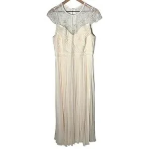 Crew Dresses Jcrew Silk Chiffon Beatriz Wedding Gown Poshmark